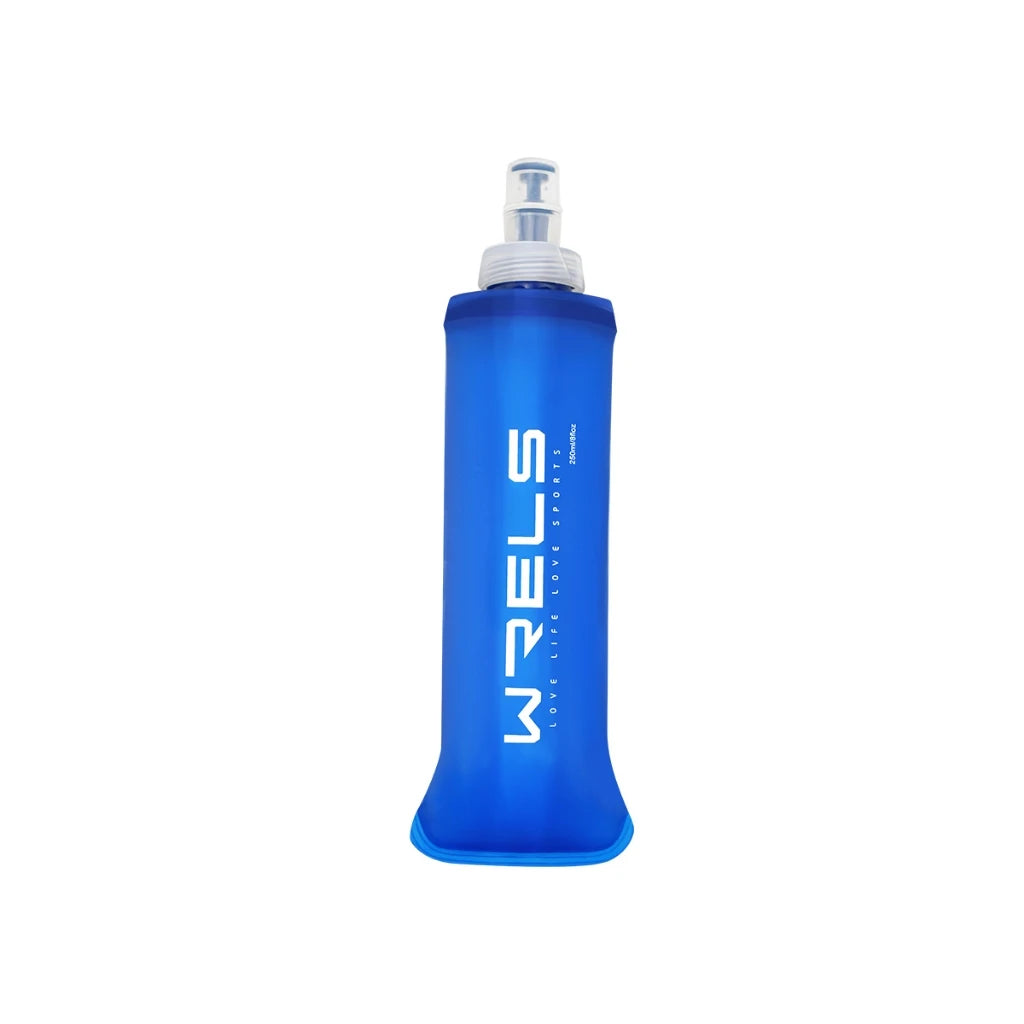 WRELS Foldable Soft Flask Water Bottle β BPA-Free, Leakproof & Ultra-Light for Running, Hiking, Camping