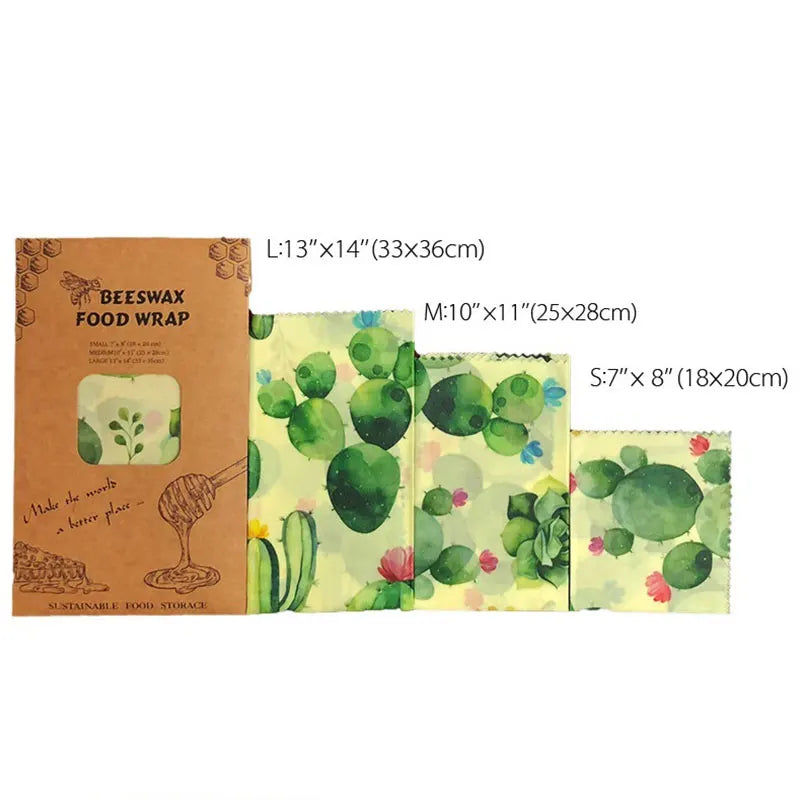 Reusable Beeswax Food Wraps β Organic, Eco-Friendly Storage for Fruits, Veggies, Snacks & More