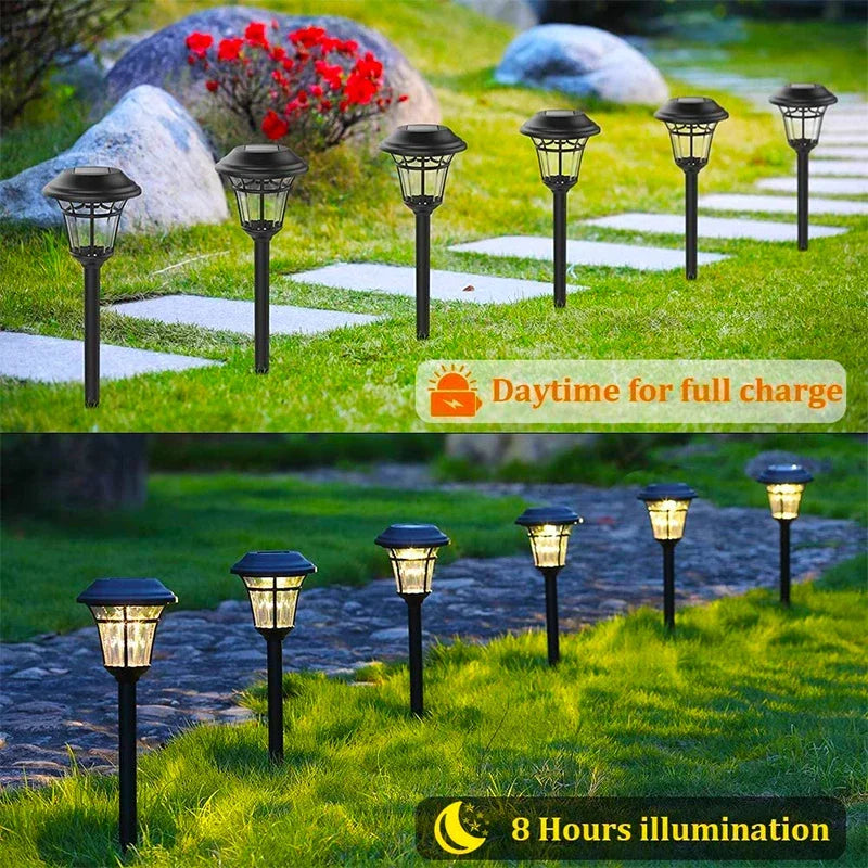 Solar LED Garden Lights – Waterproof Outdoor Pathway Lamps for Yard, Patio & Walkway