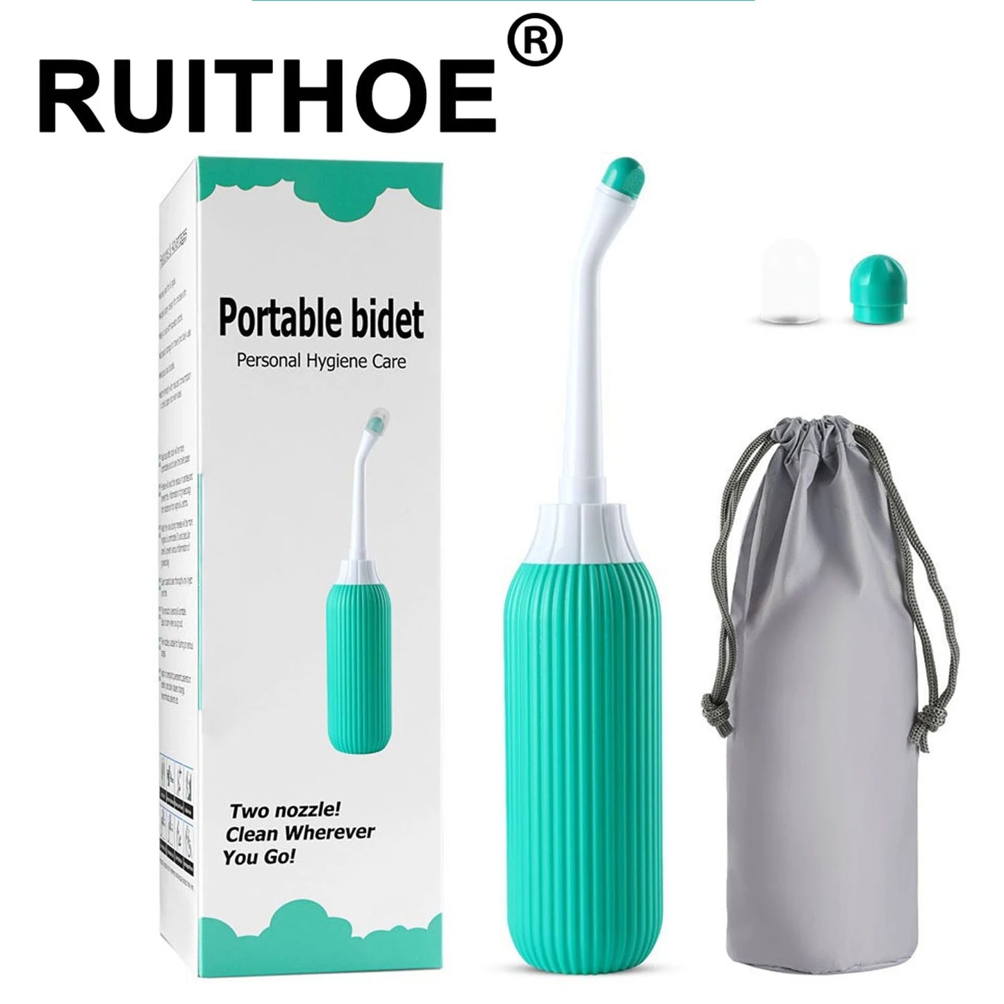 Portable Travel Bidet Spray β 500ml Handheld Water Washer Bottle for Moms, Babies & Personal Hygiene