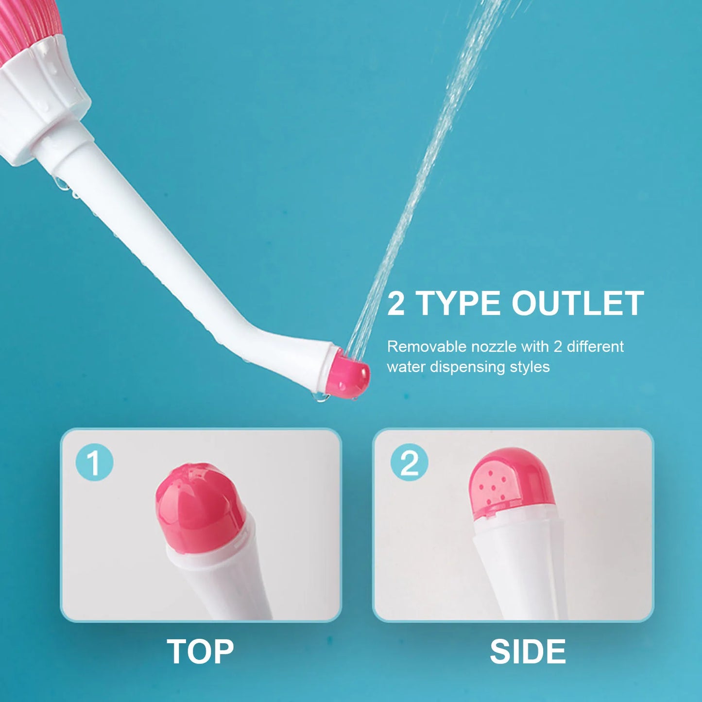 Portable Travel Bidet Spray β 500ml Handheld Water Washer Bottle for Moms, Babies & Personal Hygiene