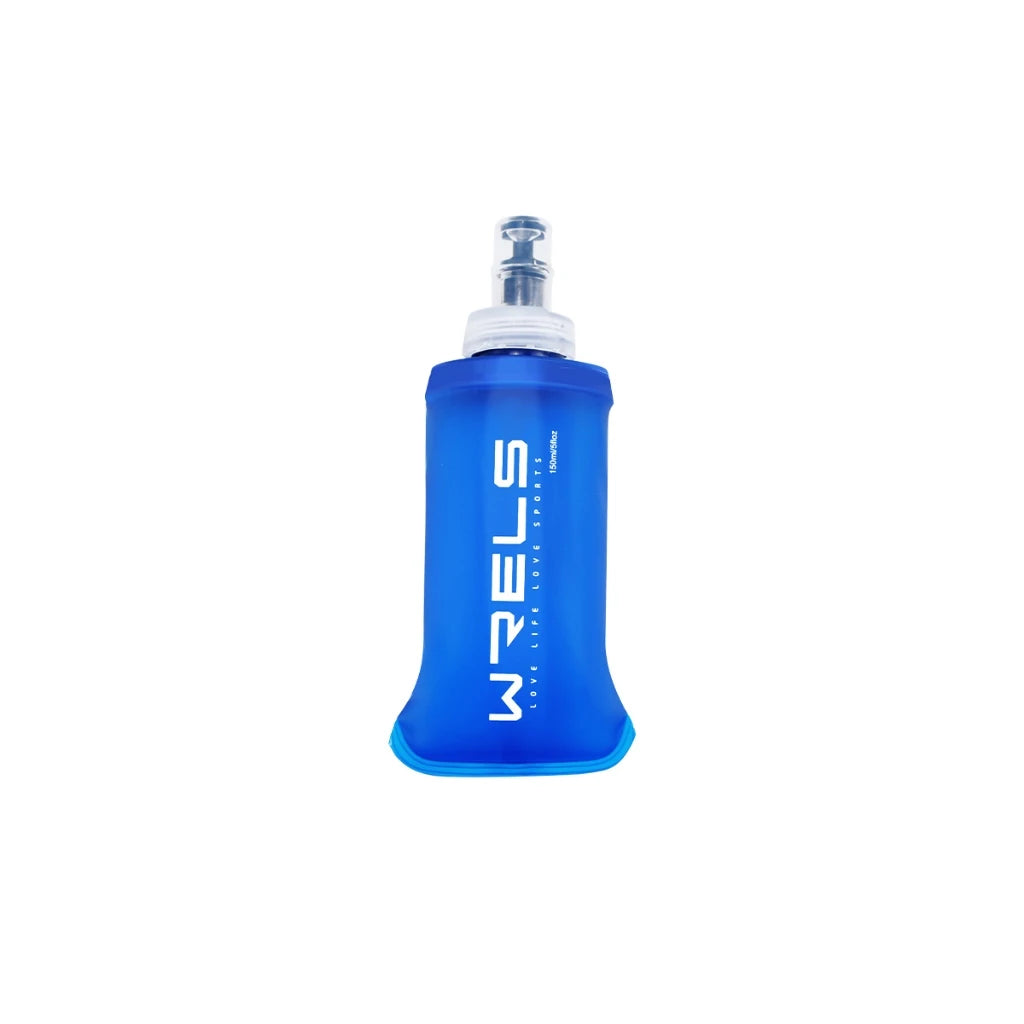 WRELS Foldable Soft Flask Water Bottle β BPA-Free, Leakproof & Ultra-Light for Running, Hiking, Camping