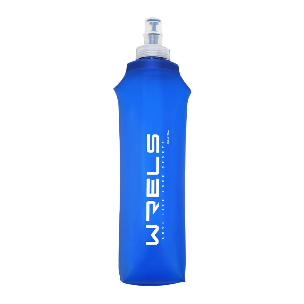WRELS Foldable Soft Flask Water Bottle β BPA-Free, Leakproof & Ultra-Light for Running, Hiking, Camping