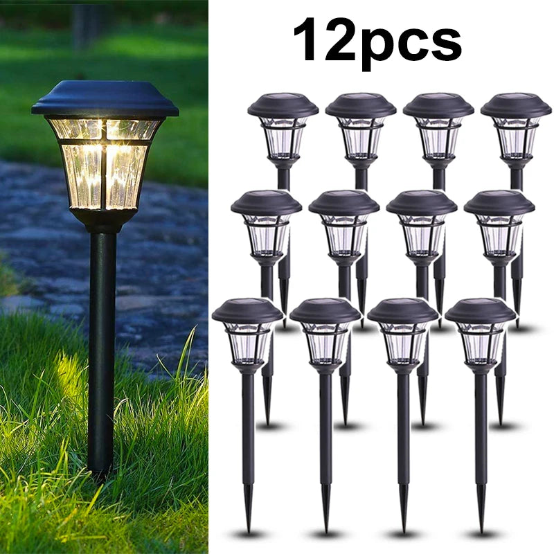 Solar LED Garden Lights – Waterproof Outdoor Pathway Lamps for Yard, Patio & Walkway