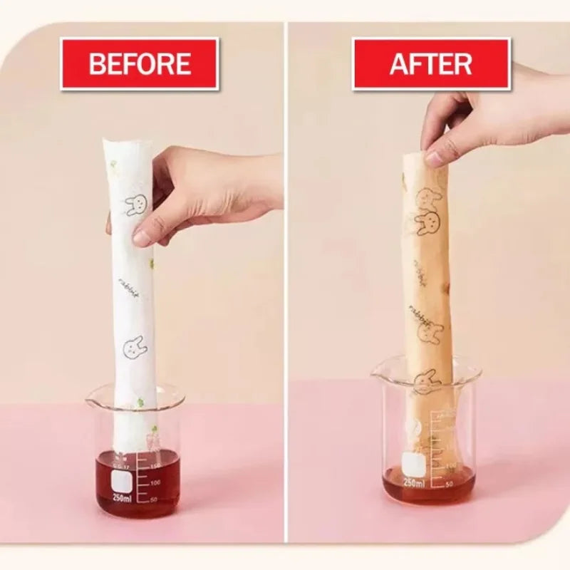 Eco Bamboo Towel Rolls โ Reusable, Absorbent, Zero-Waste Cleaning Rags (50/100 PCS)