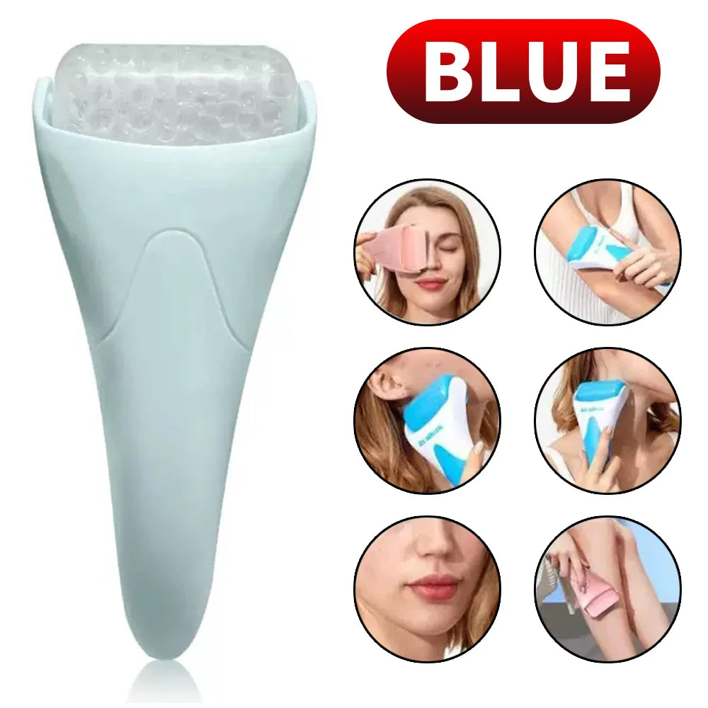 Silicone Ice Roller – Refresh, De-Puff & Glow Naturally (No Battery Needed!)