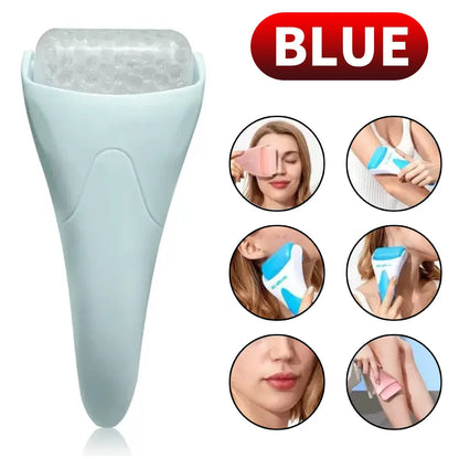 Silicone Ice Roller – Refresh, De-Puff & Glow Naturally (No Battery Needed!)