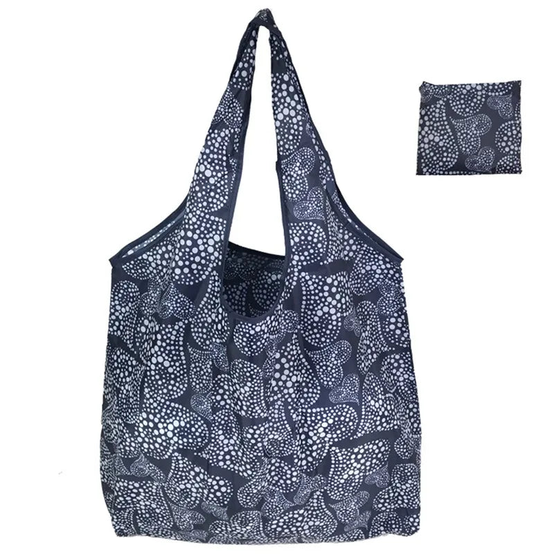 Reusable Foldable Grocery Bags – Eco-Friendly, Washable & Heavy-Duty Nylon Shopping Totes