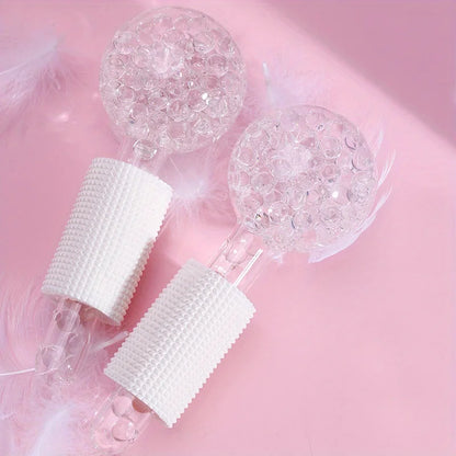 2Pcs Ice Globes for Face & Eyes – Cooling Facial Massage Tool for Puffiness, Glow & Relaxation
