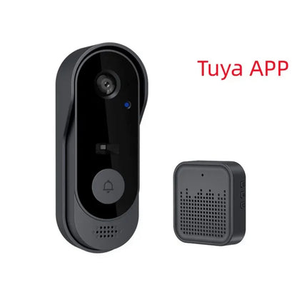 Smart WiFi Video Doorbell – Wireless Outdoor Security Camera with IR Night Vision, 2-Way Audio, App Alerts