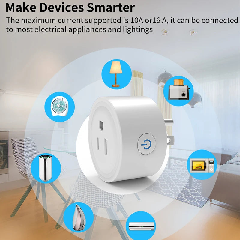  Smart WiFi Plug – Remote Control Socket with Alexa & Google Home Compatibility