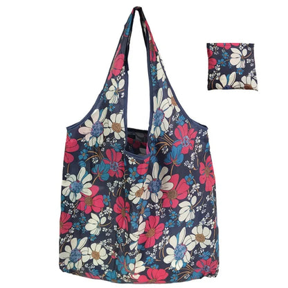 Reusable Foldable Grocery Bags – Eco-Friendly, Washable & Heavy-Duty Nylon Shopping Totes
