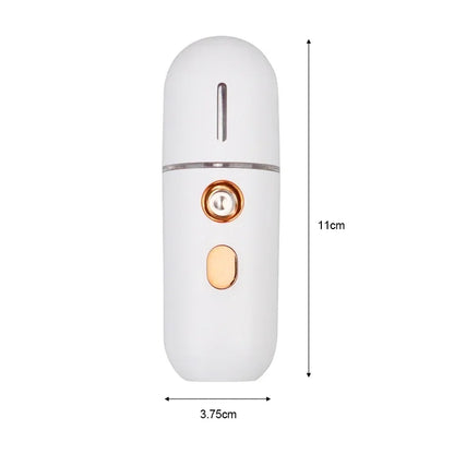 Mini Nano Facial Mister – Rechargeable Hydrating Steamer & Beauty Spray
