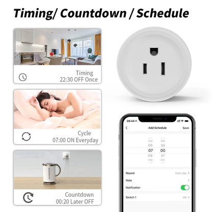  Smart WiFi Plug – Remote Control Socket with Alexa & Google Home Compatibility