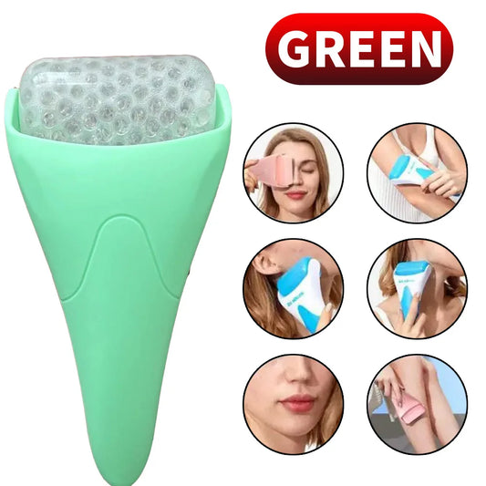 Silicone Ice Roller – Refresh, De-Puff & Glow Naturally (No Battery Needed!)